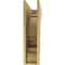 Ekena Millwork 7"W x 28"D x 28"H Thin Diane Rough Cedar Woodgrain TimberThane Corbel, Primed Tan CORUR07X28X28DIARCPR - alternate 6